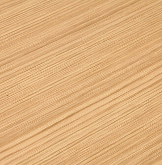 Design vergader- / eettafel &#039;XLINE&#039; 200 in natuurlijke houtafwerking met zwarte structuur - 200x100 cm