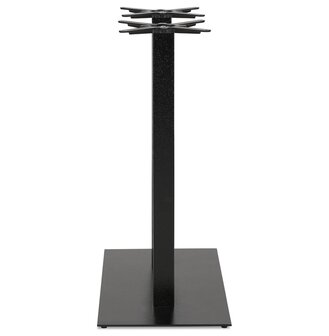 Zwart geverfde metalen tafelpoot &#039;NERO DOUBLE&#039; 100 cm