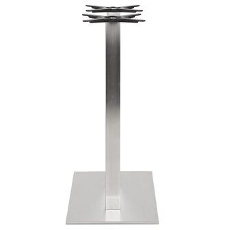 Tafelpoot van geborsteld metaal &#039;KARO DOUBLE&#039; 100 cm