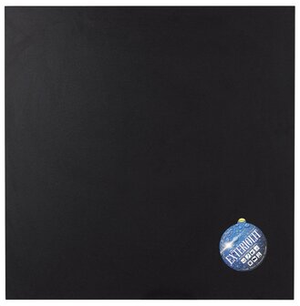 Zwart vierkant tafelblad &#039;LIMULE&#039; - 68x68 cm