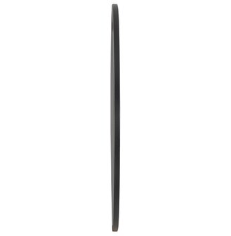 Zwart rond tafelblad &#039;LIMULE&#039; - &Oslash; 68 cm
