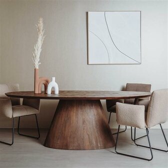 Premana Eetkamertafel 260 cm bruin