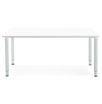 Vergadertafel / design bureau &lsquo;FOCUS&#039; in het wit - 160x80 cm