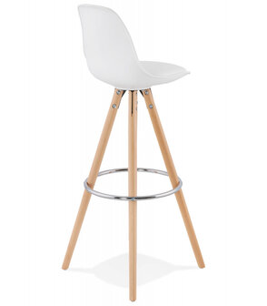 Design barkruk &#039;TATAMI&#039; wit