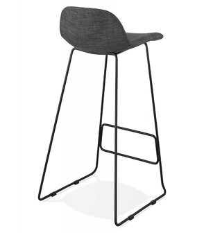 Design barkruk &#039;MOSKOW&#039; zwart industri&euml;le stijl