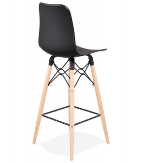 Halfhoge kruk &#039;MOZAIK MINI&#039; zwart Scandinavische stijl