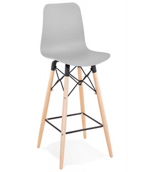 Halfhoge kruk &#039;MOZAIK MINI&#039; grijs Scandinavische stijl