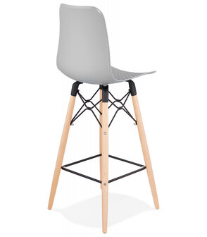 Halfhoge kruk &#039;MOZAIK MINI&#039; grijs Scandinavische stijl