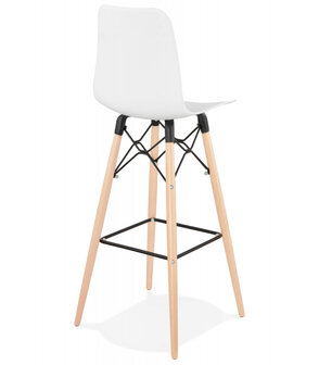 Design barkruk &#039;MOZAIK&#039; wit Scandinavische stijl