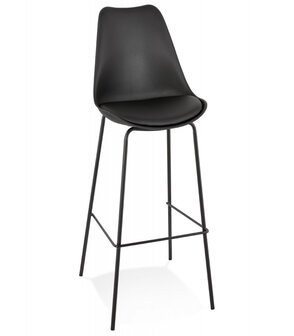 Zwarte design barkruk &#039;LEMON&#039;