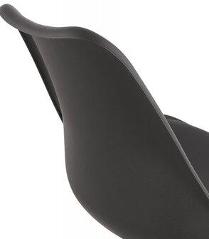 Zwarte design barkruk &#039;LEMON&#039;