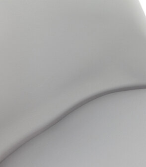Grijze design barkruk &#039;LEMON&#039; met zwarte metalen poot