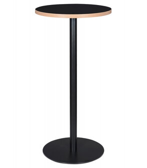 Zwarte ronde statafel &#039;POLLUX ROUND&#039; - &Oslash; 60 cm