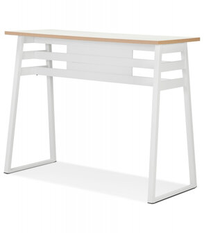 Witte hoge bartafel &#039;NIKI&#039; - 150x60 cm