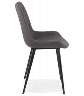 Opvouwbare hoge ronde zwarte tafel &#039;PAXTON&#039; - 68x68 cm