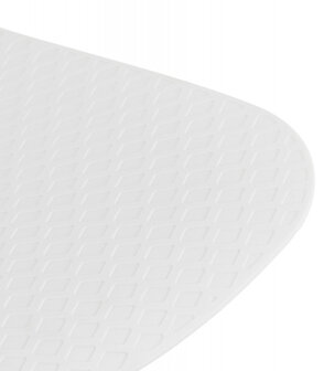 Witte design bureaustoel &#039;EVORA&#039; op wieltjes