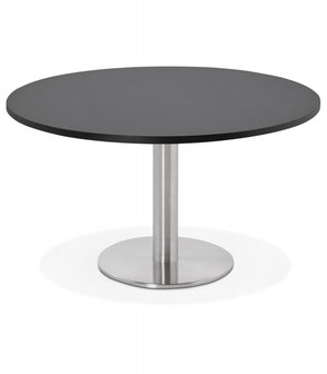 Lage loungetafel HOUSTON zwart - &Oslash; 90 cm