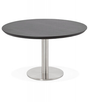 Lage loungetafel AGUA zwart - &Oslash; 90 cm