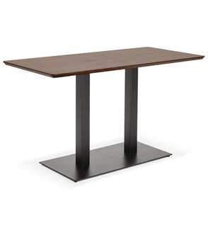 Design tafel / bureau &#039;ZUMBA&#039; met notenhouten afwerking - 150x70 cm