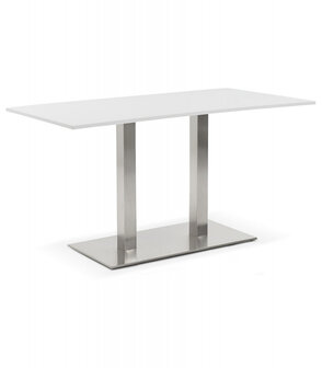 Design tafel / bureau &#039;DENVER&#039; wit - 160x80 cm