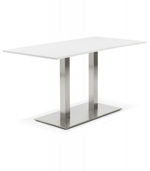 Design tafel / bureau &#039;DENVER&#039; wit - 160x80 cm