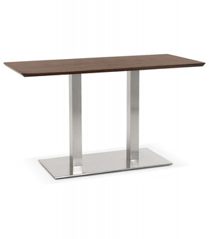 Design tafel / bureau &#039;MAMBO&#039; met notenhouten afwerking - 150x70 cm