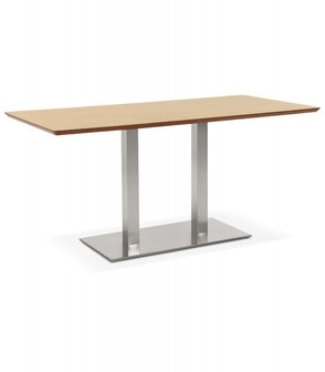 Design tafel / bureau &#039;MAMBO&#039; met natuurlijk houten afwerking - 180x90 cm