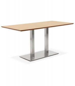 Design tafel / bureau &#039;MAMBO&#039; met natuurlijk houten afwerking - 180x90 cm