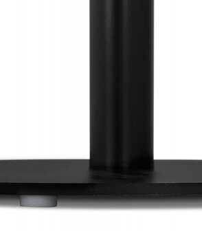 Zwart rond bistrotafeltje &#039;YOGI&#039; - &Oslash; 60 cm