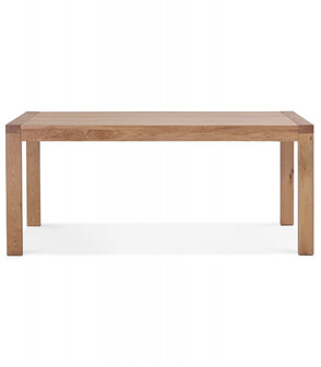 Table de salle &agrave; manger extensible &#039;EXTENSA&#039; en Ch&ecirc;ne massif - 200(280)x100 cm