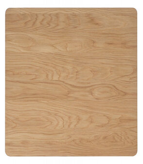 Kleine houten eettafel &#039;GENIUS&#039; met natuurkleurige afwerking - 80x80 cm
