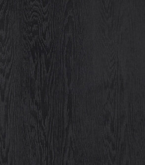 Kleine houten eettafel &#039;GENIUS&#039; met zwarte afwerking - 80x80 cm
