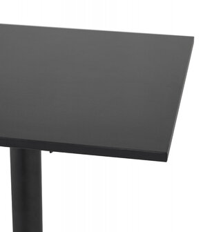 Opvouwbare vierkante zwarte terrastafel &#039;NOCTALI&#039; - 68x68 cm