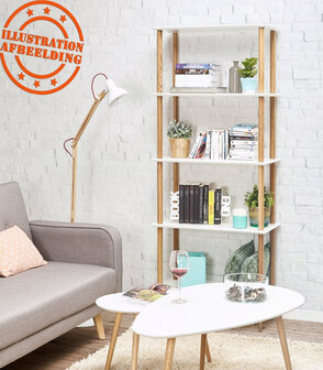 Design, zwart wandrek &#039;RACK&#039; van hout in scandinavische stijl
