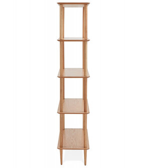 Design wandrek &#039;RACK&#039; in hout met natuurlijke afwerking