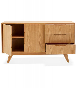 Designkast &#039;PORTOBELLO&#039; in hout met natuurlijke afwerking