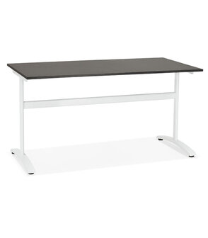 Grote rechte bureau &#039;CRYPTO&#039; zwart - 160x80 cm