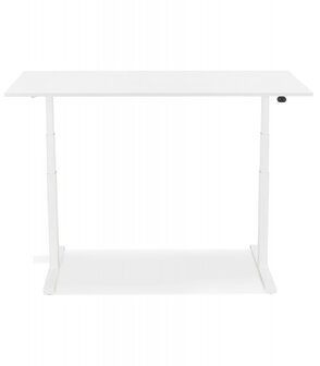 Witte elektrische zit/sta-bureau &#039;TRONIK&#039; - 140x70 cm