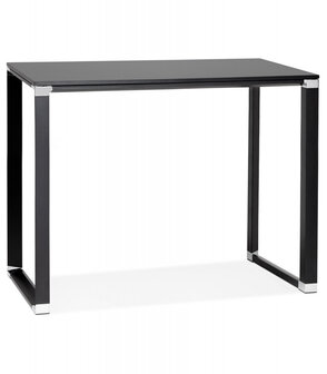 Hoge tafel/bureau van zwart hout &#039;XLINE HIGH TABLE&#039; - 140x70 cm
