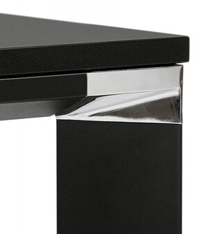 Hoge tafel/bureau van zwart hout &#039;XLINE HIGH TABLE&#039; - 140x70 cm