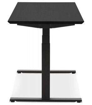 Zwarte elektrische zit/sta-bureau &#039;BIONIK&#039; - 150x70 cm