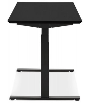Zwarte elektrische zit/sta-bureau &#039;BIONIK&#039; - 180x90 cm