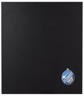 Zwart vierkant tafelblad &#039;LIMULE&#039; - 68x68 cm