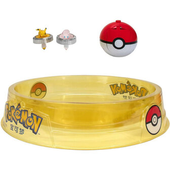 Battle Spinner 2 Pack met arena Pikachu, Mew, Poke Ball &amp; Poke Ball