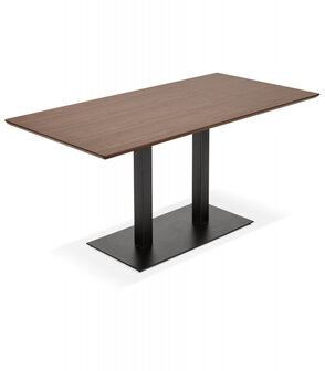 Design tafel / bureau &#039;ZUMBA&#039; met notenhouten afwerking - 180x90 cm