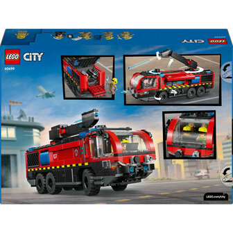 LEGO City - Luchthaven brandweertruck