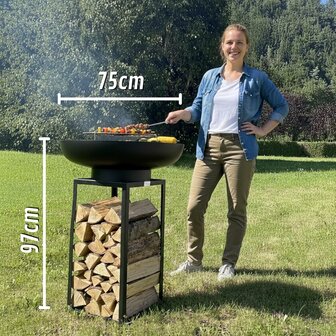 Barbecue Plancha ARA Zwart