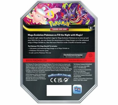 Mega Gengar/Clefable Moonlit EX Tin