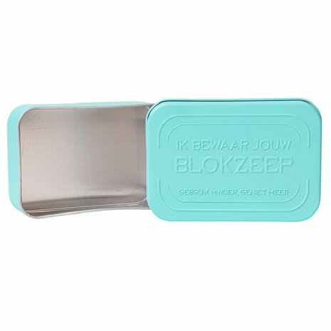 Zeepblikje aluminium Rechthoek – Body Blok/Scheer Blok