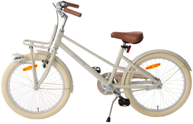 AMIGO Urban Aluminium Frame 24 Inch Meisjes Terugtraprem Zandbruin